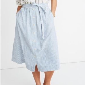 Madewell Palisade Midi Skirt - NWT size 8 - Med